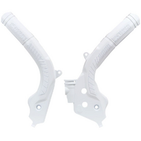Rtech White Frame Protectors for 2021-2023 GasGas EX250F 