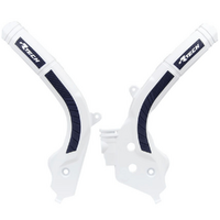 Rtech White/Black Frame Protectors for 2017-2019 KTM 350 EXCF 