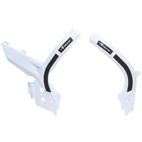 Rtech KTM White / Black Frame Protectors 350EXCF Wess 2021