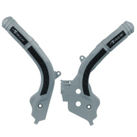 Rtech Grey/Black Frame Protectors for 2021-2023 GasGas MC250F 