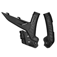 Rtech Black Frame Protectors for 2023-2024 KTM 125 SX 