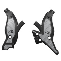 Rtech Revolution Black/Grey Frame Protectors for 2019-2024 Yamaha XTZ690 Tenere 