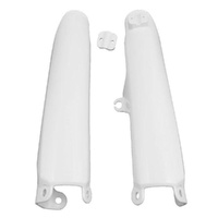 Rtech White Fork Protectors for 2007-2009 Husqvarna TE610 