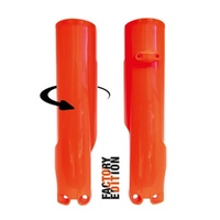 Rtech Neon Orange Fork Protectors for 2023-2024 KTM 350 SXF