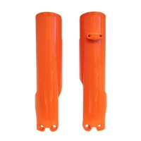 Rtech Orange Fork Protectors for 2023 Husqvarna FX350 Heritage 