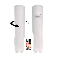Rtech White Fork Protectors for 2023-2024 GasGas MC450F 
