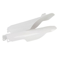 Rtech White Fork Protectors for 2014-2017 Husqvarna TC85 BW 