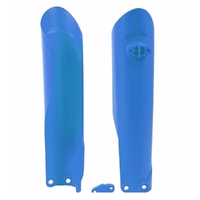 Rtech Vintage Light Blue Fork Protectors for 2021-2024 GasGas MC85 