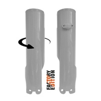 Rtech Grey Fork Protectors for 2023-2024 Husqvarna FC250 