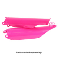 Rtech Neon Pink Fork Protectors for 2009-2015 Kawasaki KX450F 