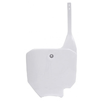 Rtech White Front Plate for 1996-2002 Honda CR80RB 