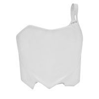 Rtech White Front Plate for 2009-2012 Honda CRF450R 