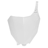 Rtech White Front Plate for 2017-2018 Honda CRF450R 