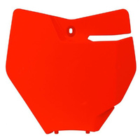 Rtech Neon Orange Front Plate for 2017-2018 KTM 300 XC 