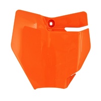 Rtech Orange Front Plate for 2023-2024 KTM SXE3 