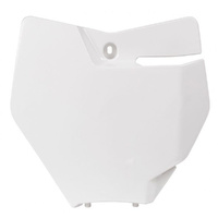 Rtech White Front Plate for 2015-2018 KTM 450 SXF 