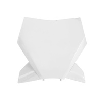 Rtech White Front Plate for 2023-2024 KTM 250 SX 