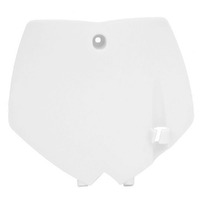 Rtech White Front Plate for 2002-2008 KTM 65 SX 