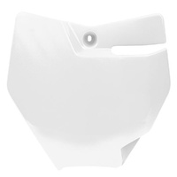 Rtech White Front Plate for 2018-2024 KTM 85 SX 