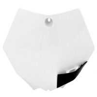 Rtech White Front Plate for 2013-2017 KTM 85 SX 
