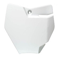 Rtech White Front Plate for 2021-2023 GasGas MC65 