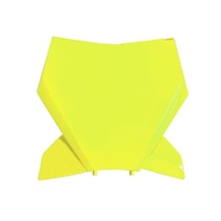 Rtech Neon Yellow Front Plate for 2023-2024 KTM 125 XC 