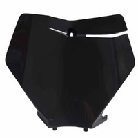 Rtech Black Front Plate for 2021-2022 KTM 125 XC 
