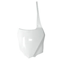 Rtech White Front Plate for 2019-2024 Kawasaki KX85L 