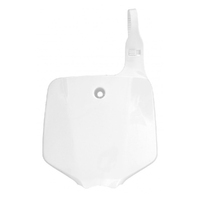 Rtech White Front Plate for 2002-2009 Kawasaki KLX110 