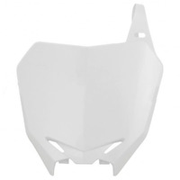 Rtech White Front Plate for 2008-2017 Suzuki RMZ450 