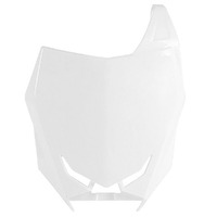 Rtech White Front Plate for 2019-2024 Suzuki RMZ250 