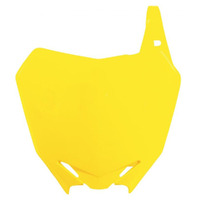 Rtech Yellow Front Plate for 2008-2017 Suzuki RMZ450 