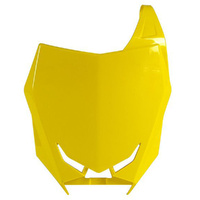 Rtech Yellow Front Plate for 2019-2024 Suzuki RMZ250 