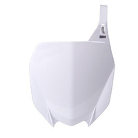 Rtech White Front Plate for 2022-2024 Yamaha YZ250 