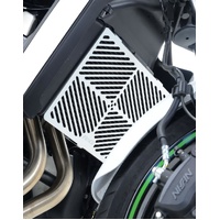 R&G Brushed Aluminium Radiator Guard for 2015-2024 Kawasaki Vulcan S