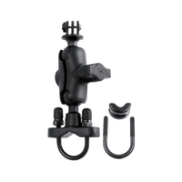 Ram Handlebar U-Bolt Double Ball Mount with Action Camera Adapter