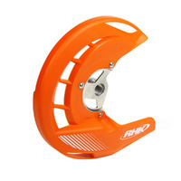 RHK Orange Front Disc Guard for 2013-2014 KTM 250 XCF 