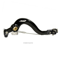 RHK Black Forged Alloy Brake Pedals for 1997-2024 Yamaha YZ250 