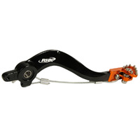 RHK Orange Forged Alloy Brake Pedals for 2017-2023 Husqvarna TC65 