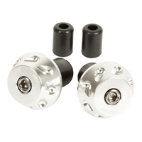 RHK Silver Lightweight Handlebar Bar End Weights 