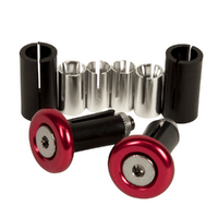RHK Red Handlebar Bar End Weights 