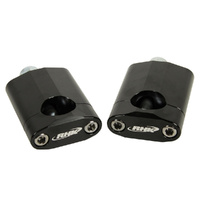 RHK Black 60mm Universal Tapered 1 1/8 Bar Mounts 