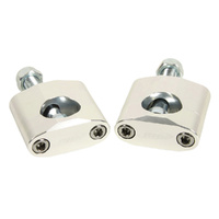 RHK Silver Universal Tapered 1 1/8 Bar Mounts 