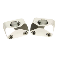 RHK Silver 20mm Universal Tapered 1 1/8 Bar Mounts 