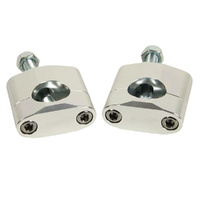 RHK Silver Universal Tapered 1 1/8 Bar Mounts 