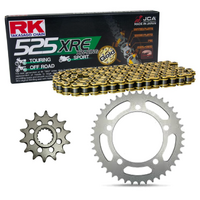 RK Gold X-Ring Chain & Sprocket Kit for 2019-2026 Benelli TRK502 - 14/42