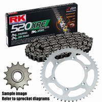 RK X-Ring Chain & Sprocket Kit for 2019-2023 Honda CB500X - 15/41