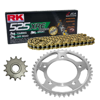 RK Gold X-Ring Chain & Sprocket Kit for 1989-1993 Honda VFR400 NC30 - 15/40
