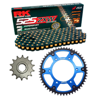 RK Black X-Ring Chain & Stealth Sprocket Kit for 2014-2020 Yamaha MT-09 - 15/45