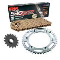 RK Gold X-Ring Chain & Sprocket Kit for 2002-2006 Honda VTR1000 SP2 - 16/40